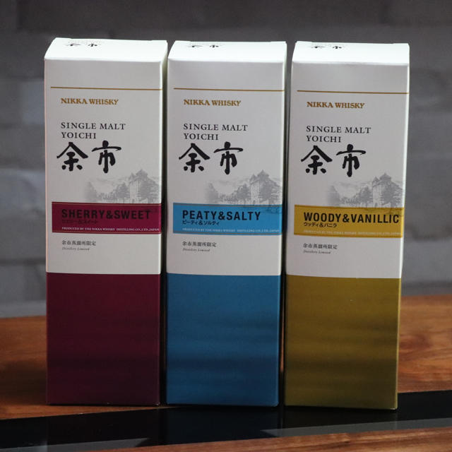 余市蒸溜所限定ニッカウイスキー500ml 3本セット