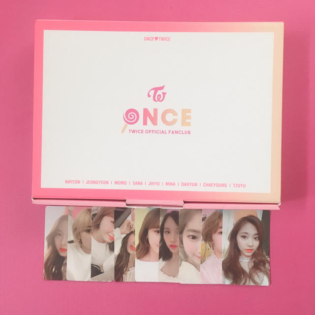 TWICE TWICE☆韓国 会員カード + ONCE1期 FC 限定ファンクラブ入会特典