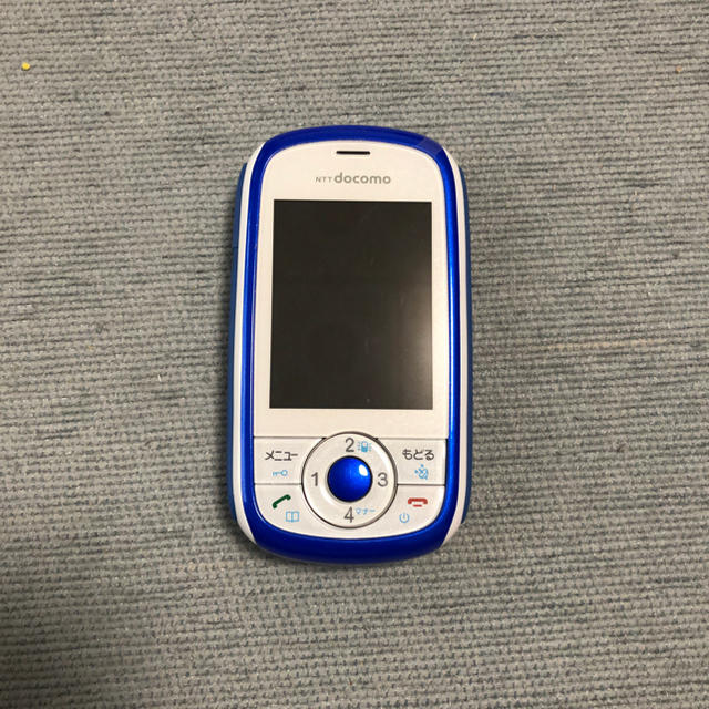 NTTdocomo - docomo キッズケータイ HW-01D ブルーの通販 by あつの字
