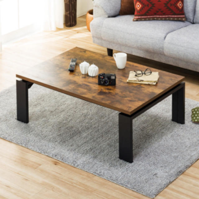 ニトリ こたつ テーブル フロットS 105 ヴィンテージBR