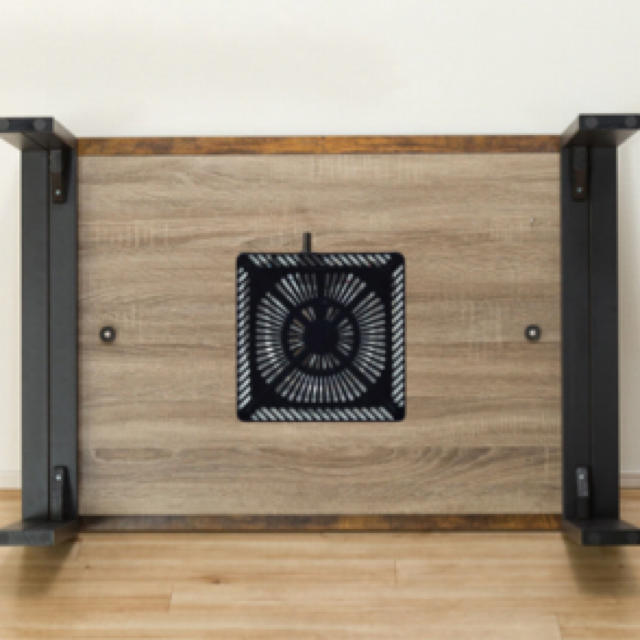 ニトリ／リビングこたつ フロットS 105 ヴィンテージBR ブラウン