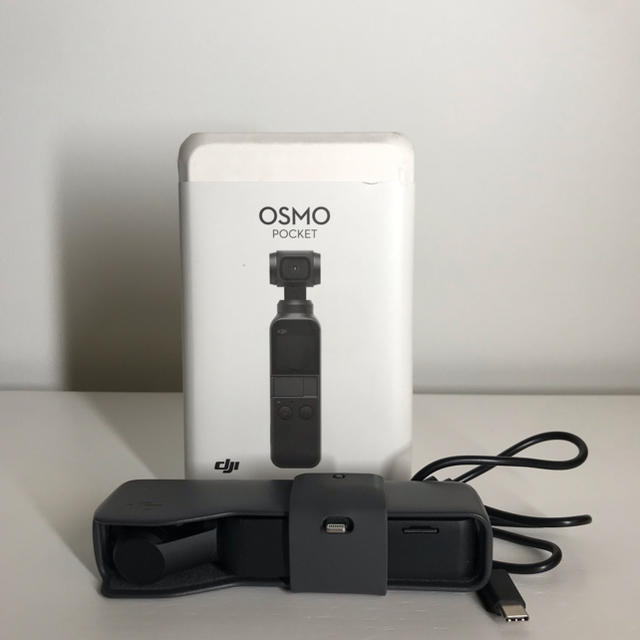 美品】DJI OSMO POCKET 専用ケース付 付属品 おまけで広角レンズ 美品
