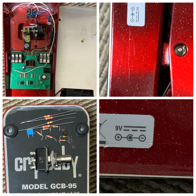 赤FASEL搭載！ CRY BABY クライベイビー GCB-95 ワウペダル DUNLOP