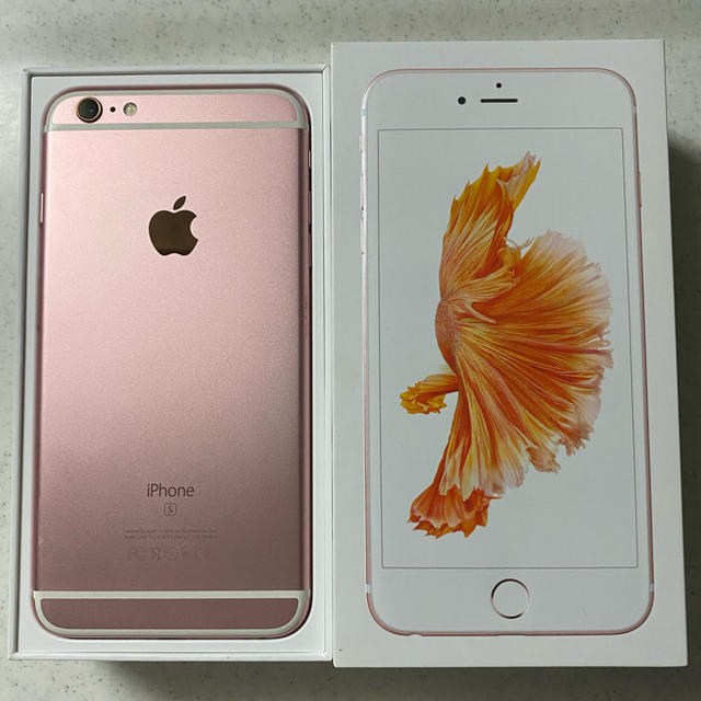 IPhone 6s plus 128GB rose golden SIMフリー
