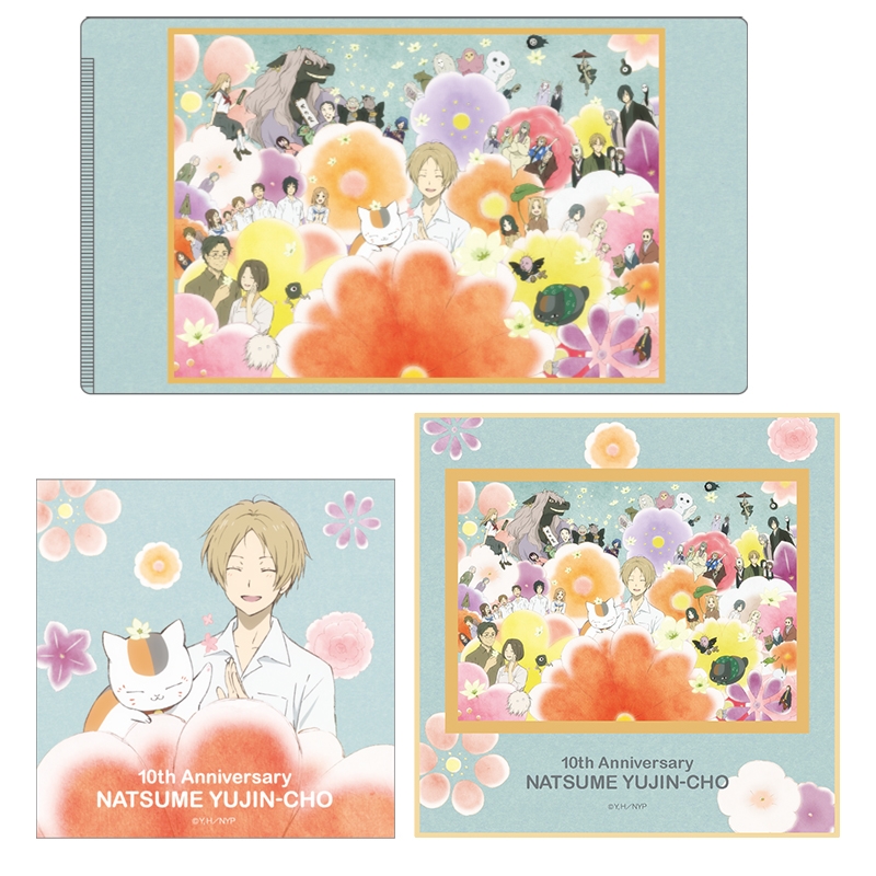 夏目友人帳 10周年記念ビジュアル 3ポケットA4クリアファイル 夏目友人帳TV