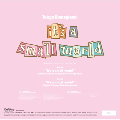 東京ディズニーランド® イッツ・ア・スモールワールド【2020 レコード