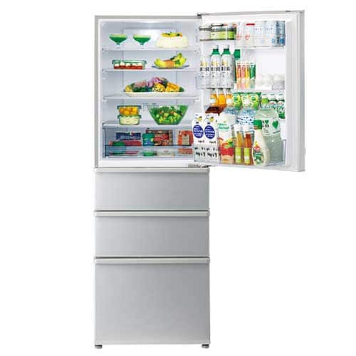 断*中様 【美品】AQUA冷蔵庫 シルバー 355L 定価115,280円 断*中様