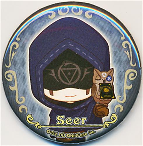 第五人格 ラメキラ缶バッジ 占い師 イライ クラーク Identity V 第五