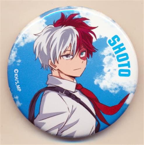 轟焦凍 ヒロプラ ヒーローの休息 缶バッジ 僕のヒーローアカデミア