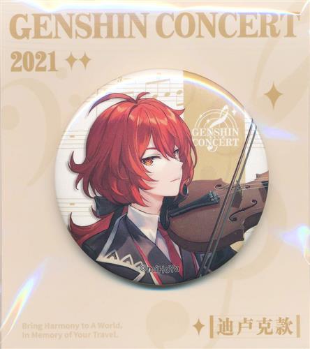 原神コンサート ディルック 缶バッ71個 原神 七聖召喚大会シリーズ