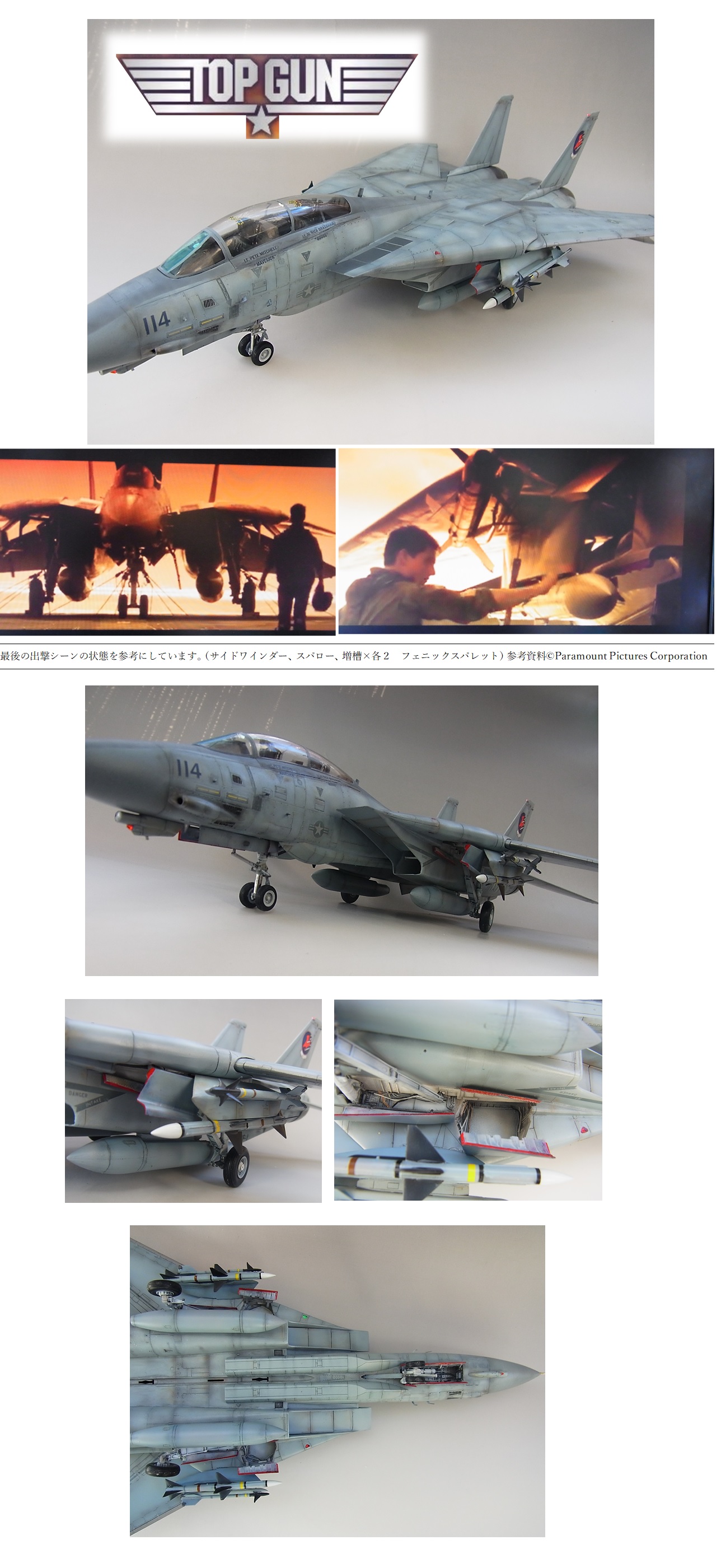 鯛2024ページ】ハセガワ 1/48 F-14A マーヴェリック&グース 鯛2024