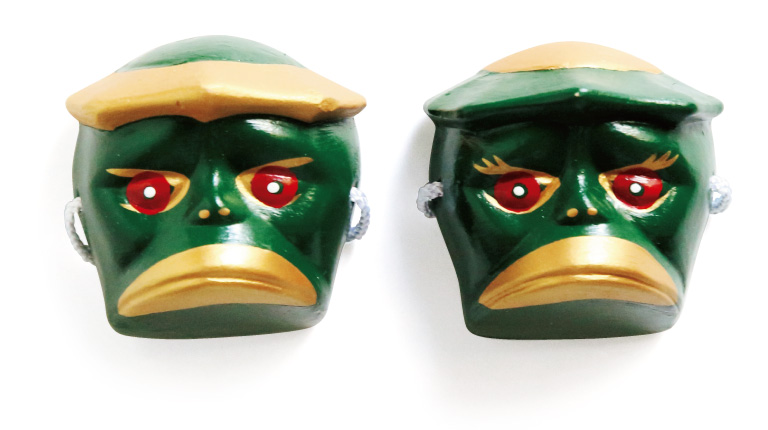 水天宮の河童面 みやげもんコレクション 257 BRUTUS No.852