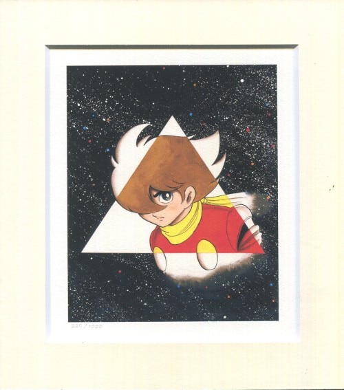 石ノ森章太郎 「HOTEL」 抽プレ 直筆イラストカラー色紙 当選通知書