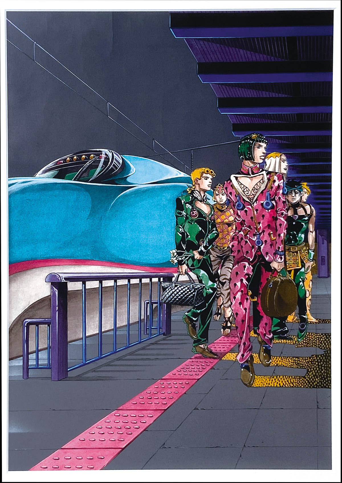 ジョジョの奇妙な冒険 高級複製原画5部 JOJO展 限定品 Amazon.co.jp