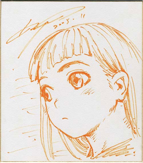 村田蓮爾 直筆イラスト色紙 村田蓮爾 直筆イラスト色紙 【公式通販】