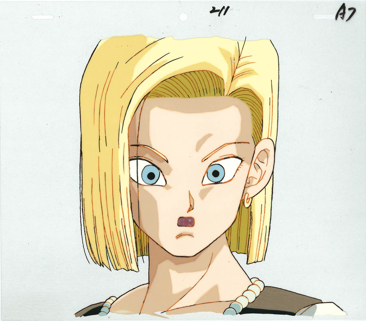 ドラゴンボールZ 18号セル画 ドラゴンボールZ 人造人間18号 セル画