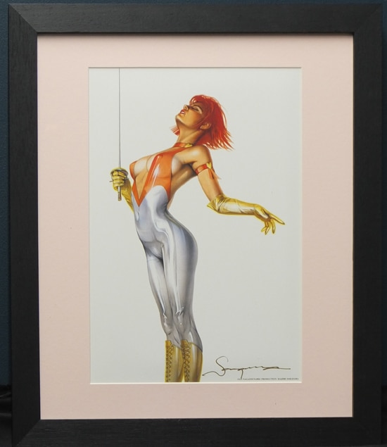 空山基 直筆サイン入り複製原画 空山基 直筆サイン入りカラー複製