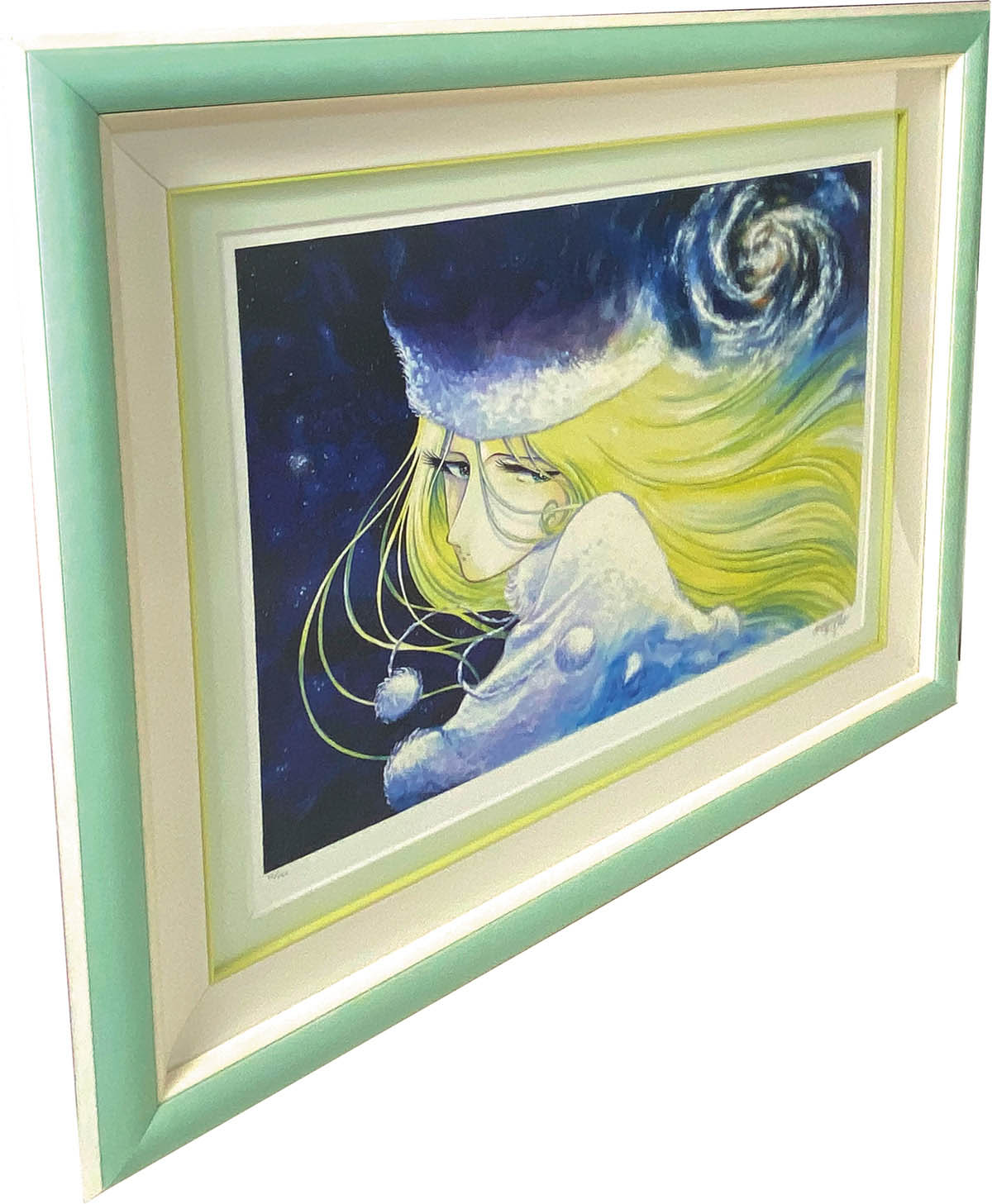 松本零士「メーテルレジェンド」ミクスドメディア 直筆サイン有り