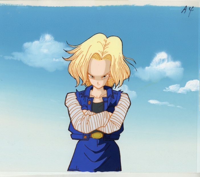 ドラゴンボールZ 18号セル画 ドラゴンボールZ 人造人間18号 セル画
