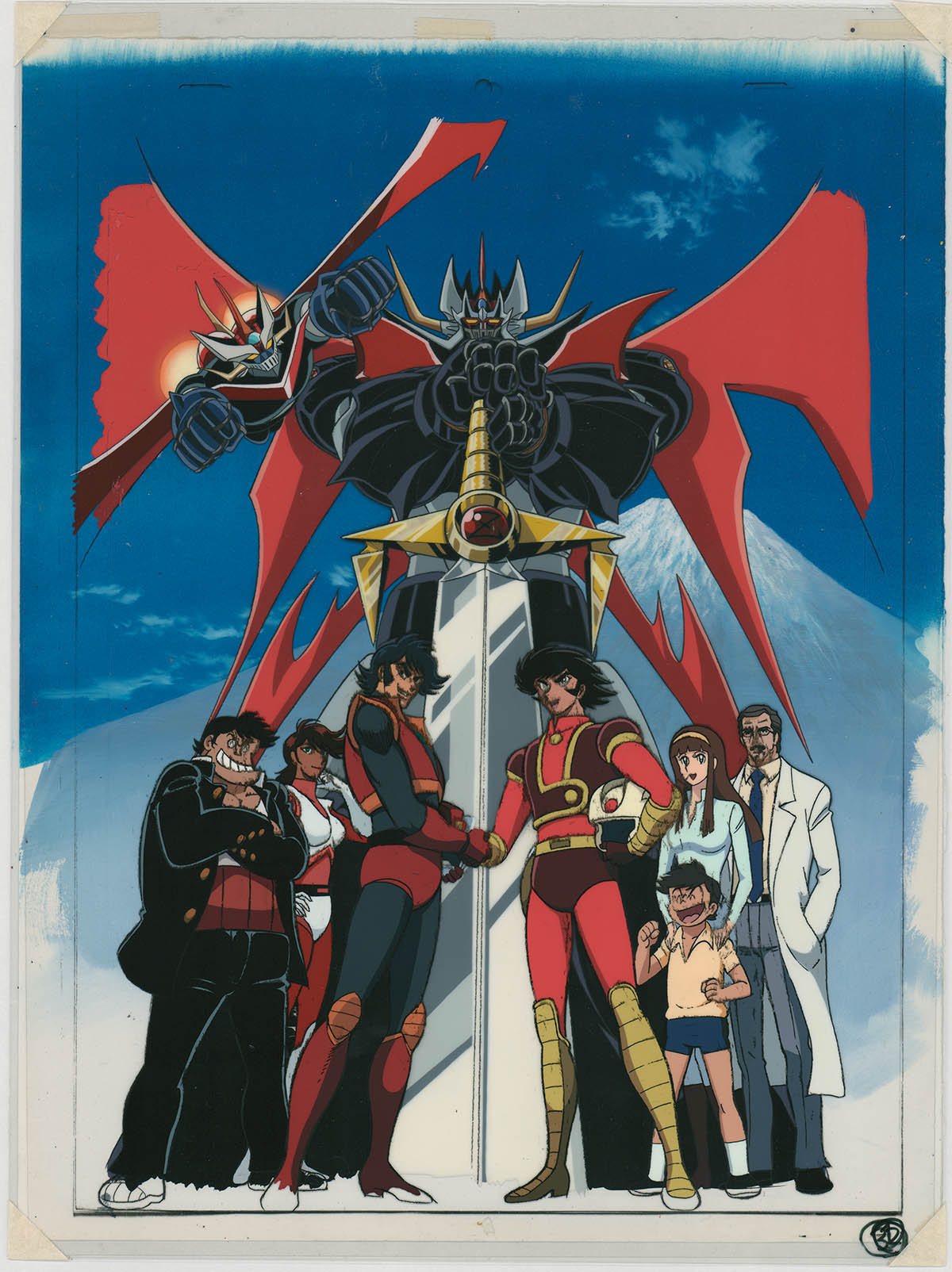 グレートマジンガー(ジュンと鉄也)イラスト グレートマジンガー(ジュン