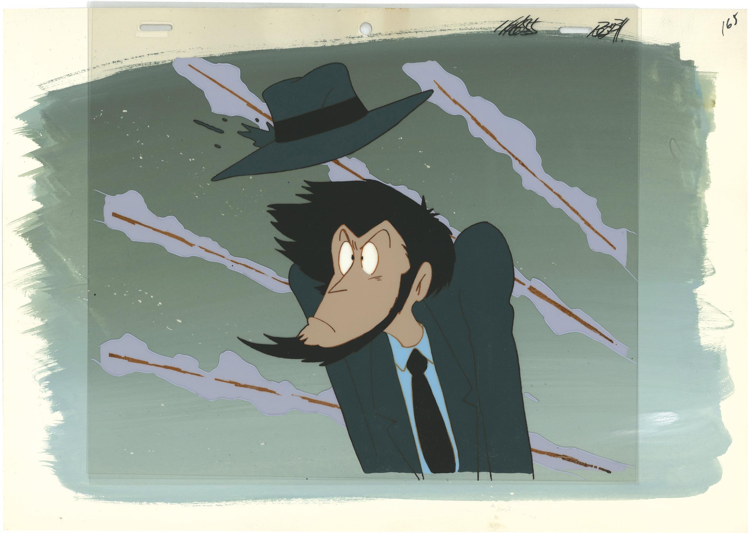 ルパン三世 ルパン 次元 アニメ セル画 背景付き ルパン三世ルパン次元