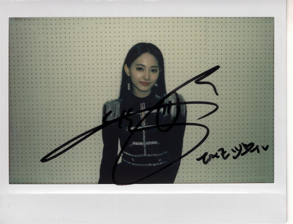 TWICEジョンヨン 直筆サイン入りインスタント写真 TWICEジョンヨン