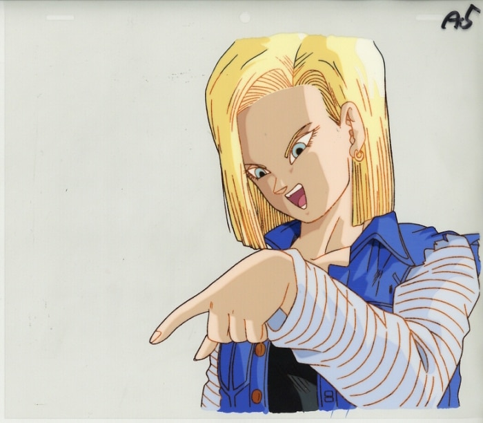 アウトレット ドラゴンボールZ 人造人間18号 セル画 ドラゴンボールZ