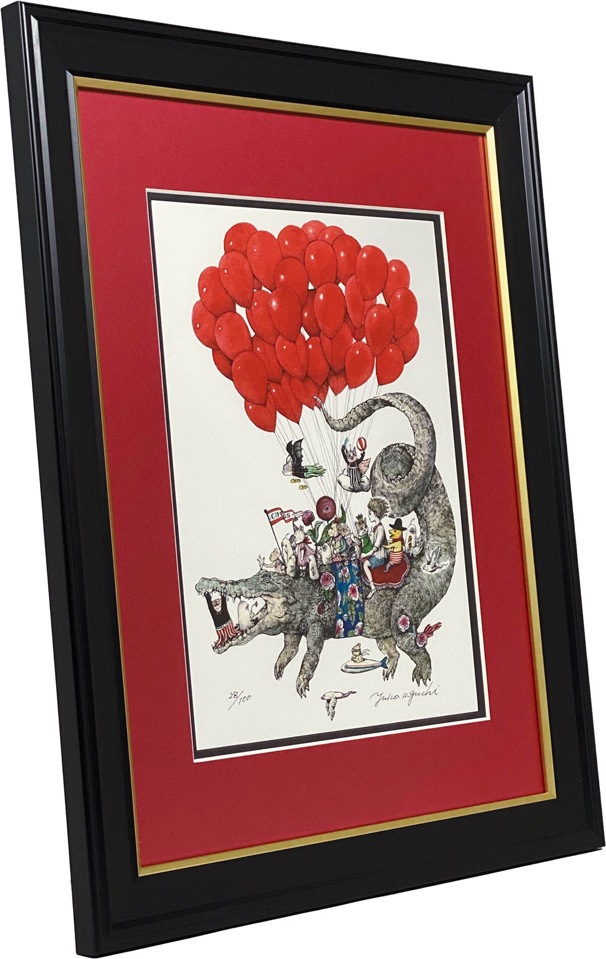 限定品 カグユヅ 直筆サイン入り複製イラスト 4185] 藤崎竜 直筆サイン