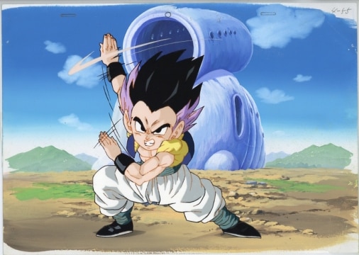 ドラゴンボールZ ゴテンクス セル画 動画 当時物 レア 昭和 背景付き