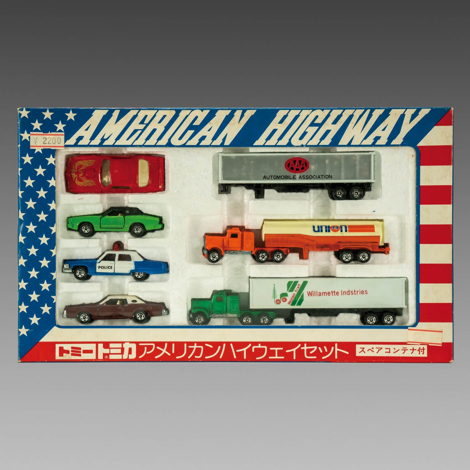 絶版希少】トミー トミカ アメリカンハイウェイセット 日本製 絶版希少