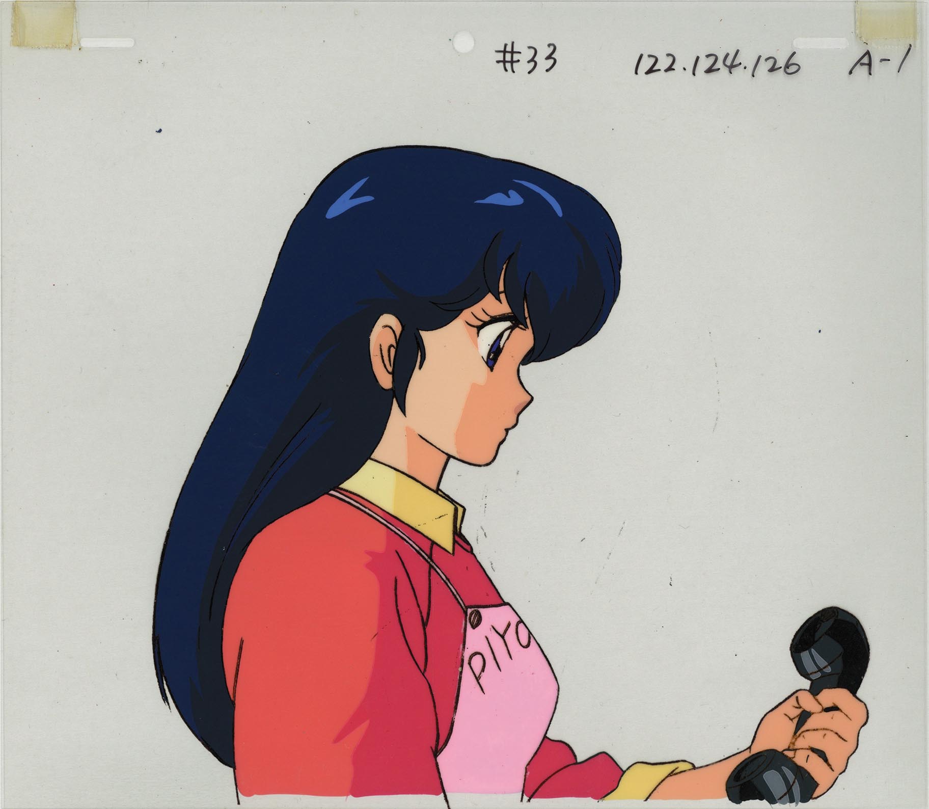 めぞん一刻 音無響子 五代くんセル画&原画？動画？セット 184 186 A29