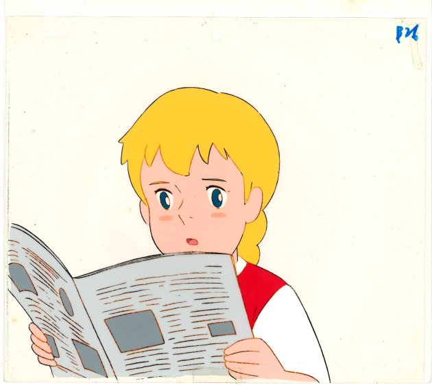 牧場の少女カトリ セル画、レイアウト、原画 牧場の少女カトリ セル画