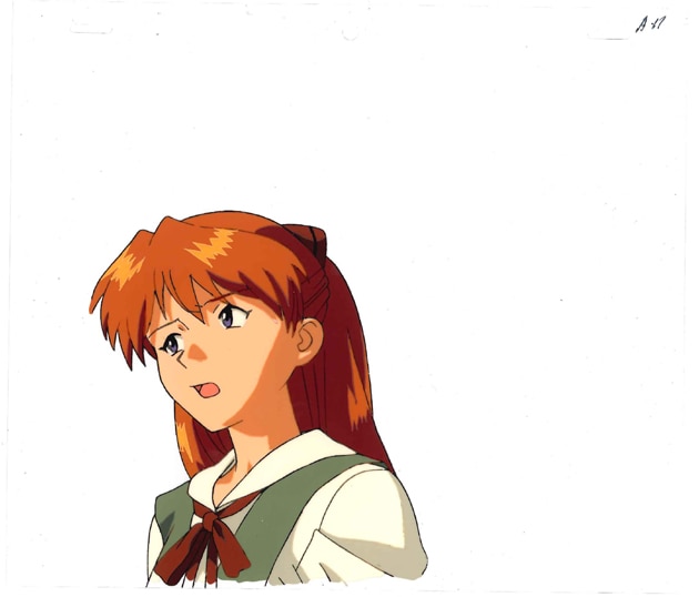 エヴァンゲリオン 限定 手描きセル画 アスカ Yahoo!オークション - 新