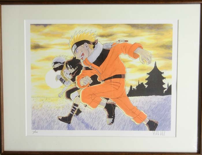 複製原画 NARUTO キャラファイングラフ セル画 デイダラ 起爆粘土 暁