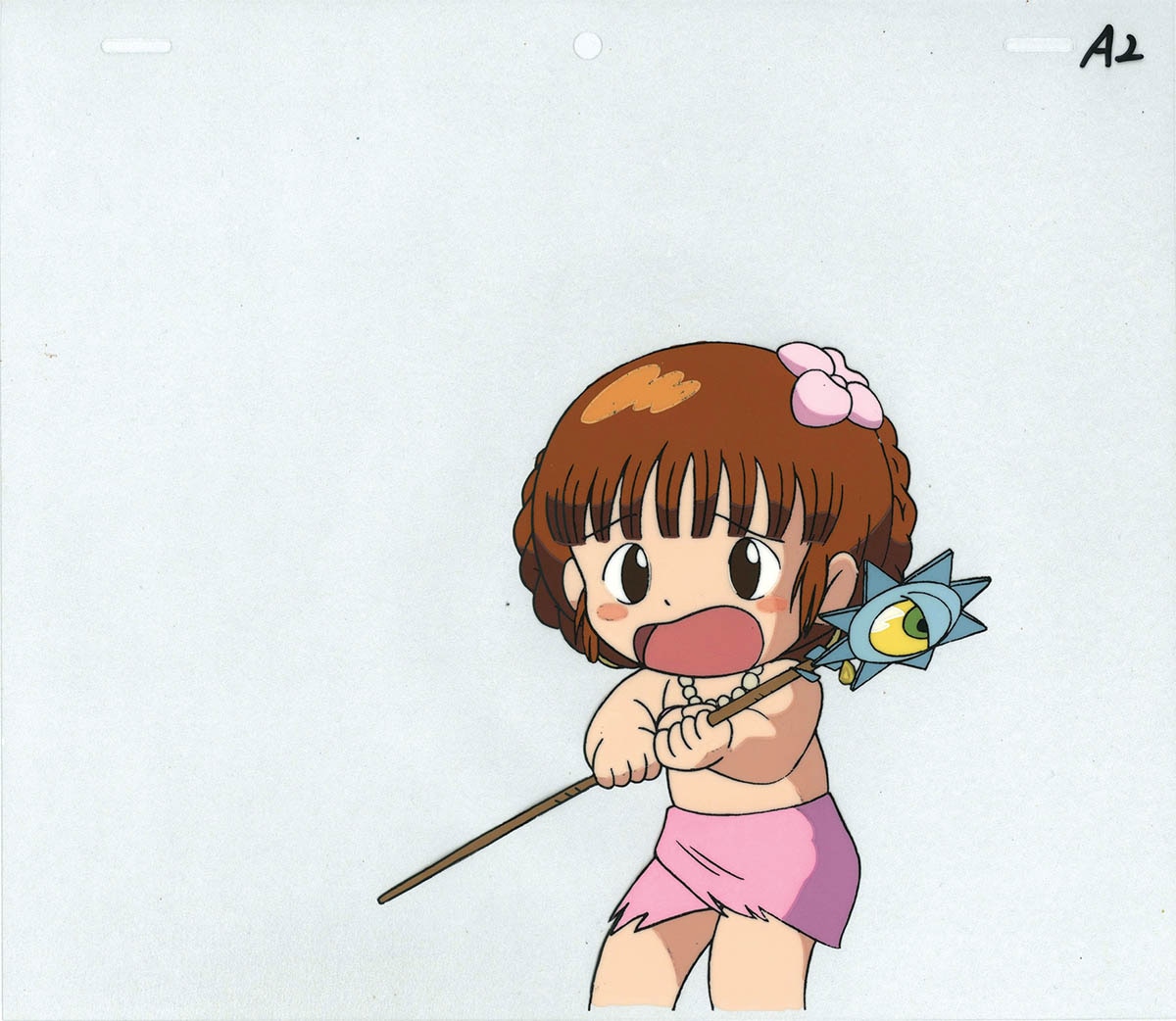 魔法陣グルグル セル画 ニケ&ククリ 魔方陣グルグル・敵キャラ「風景