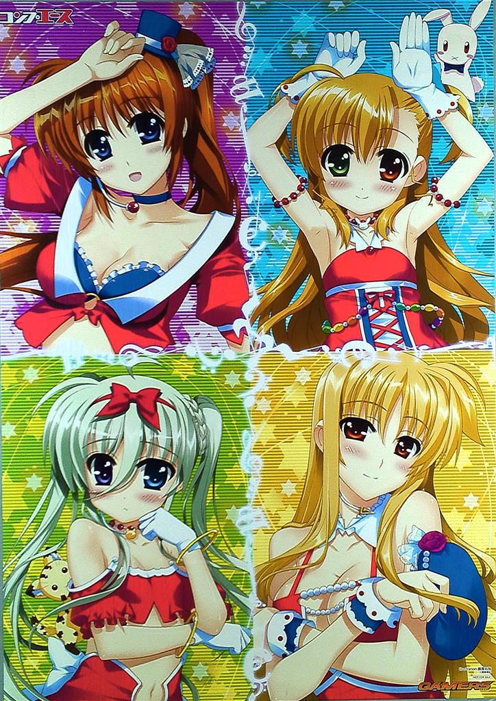 非売品】魔法少女リリカルなのはViVid 藤真拓哉 B2 クリアポスター ①