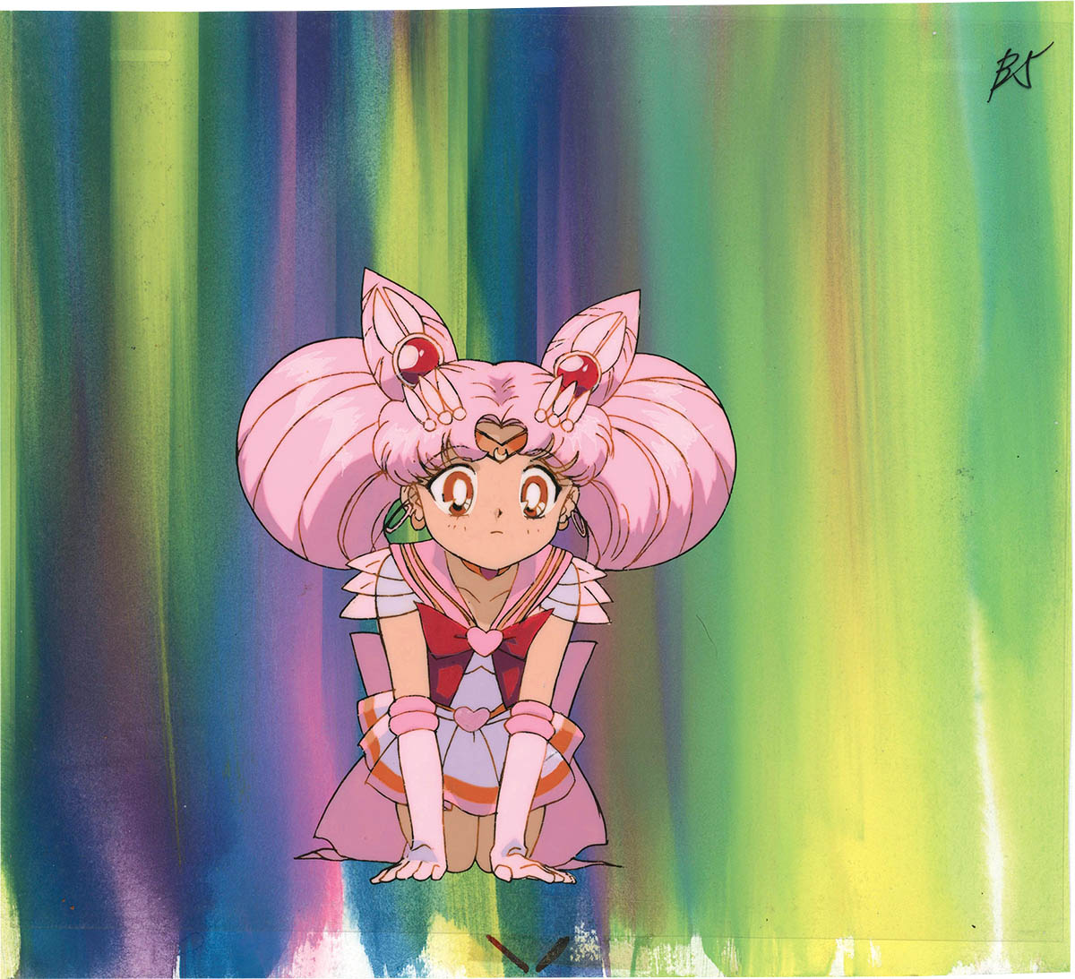 美少女戦士セーラームーン セル画 ちびうさ Cel Genga 美少女戦士