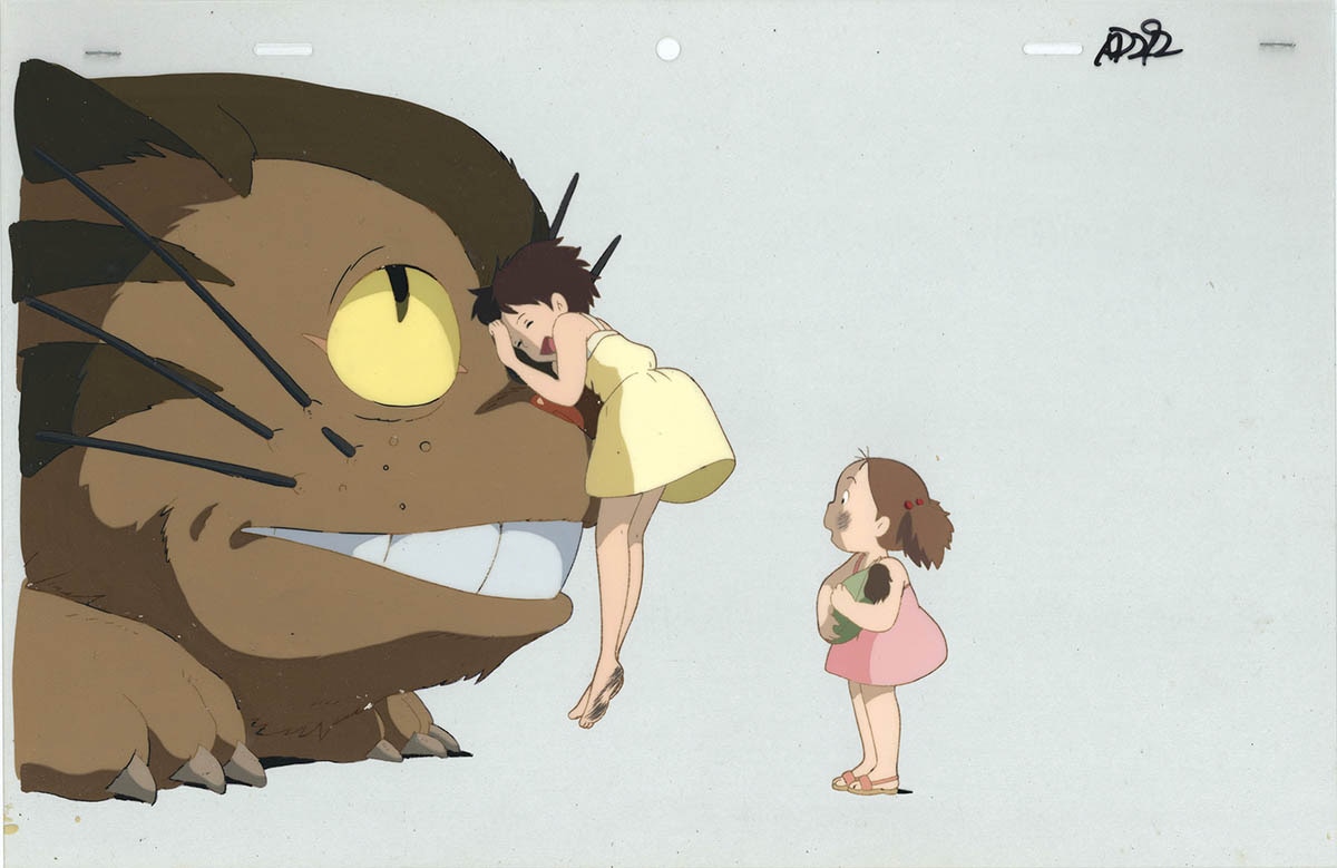 スタジオジブリ となりのトトロ サツキ ネコバス セル画 スタジオ