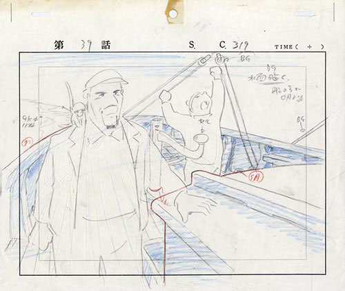 母をたずねて三千里レイアウト原図/背景