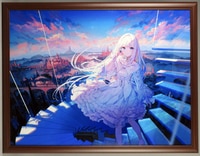 高橋真琴 雪の女王 少女ゲルダ 複製原画 直筆サイン 刻印入り 絵画