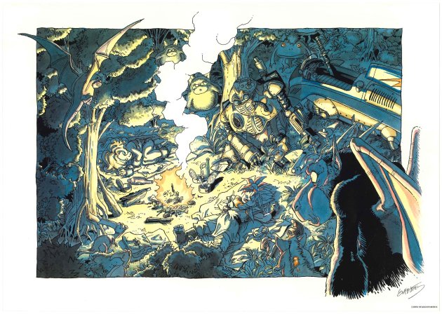 鳥山明の世界展 クロノトリガー B2 ポスター