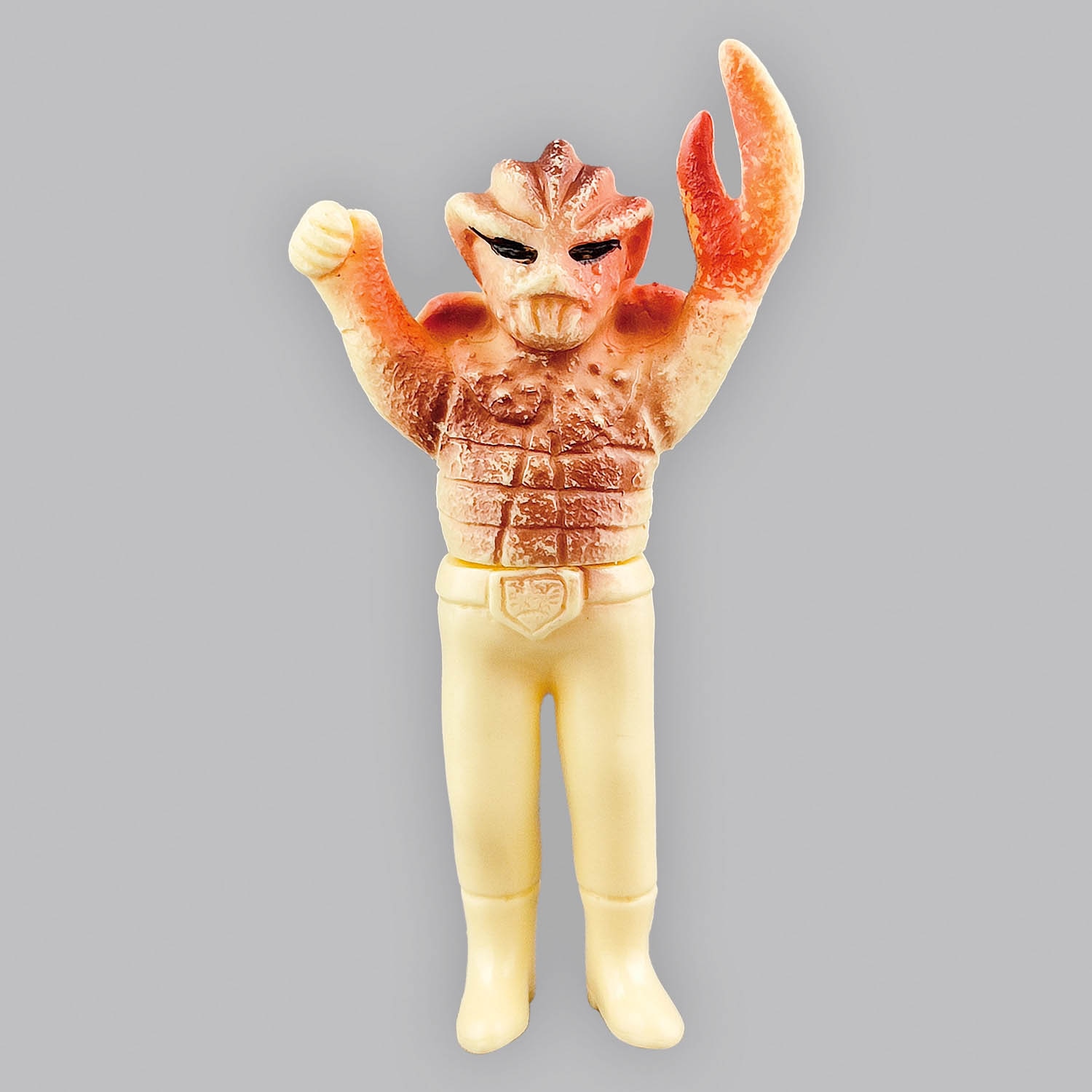 旧バンダイ製 カニバブラー 珍色 ソフビ フィギュア 怪人 当時物