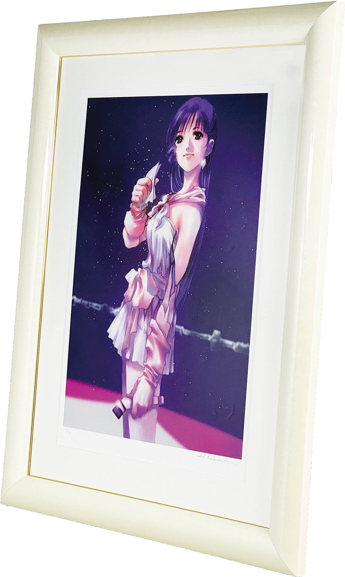 直筆サイン入複製原画 甲鉄城のカバネリ 想春 美樹本春彦 無名 直筆