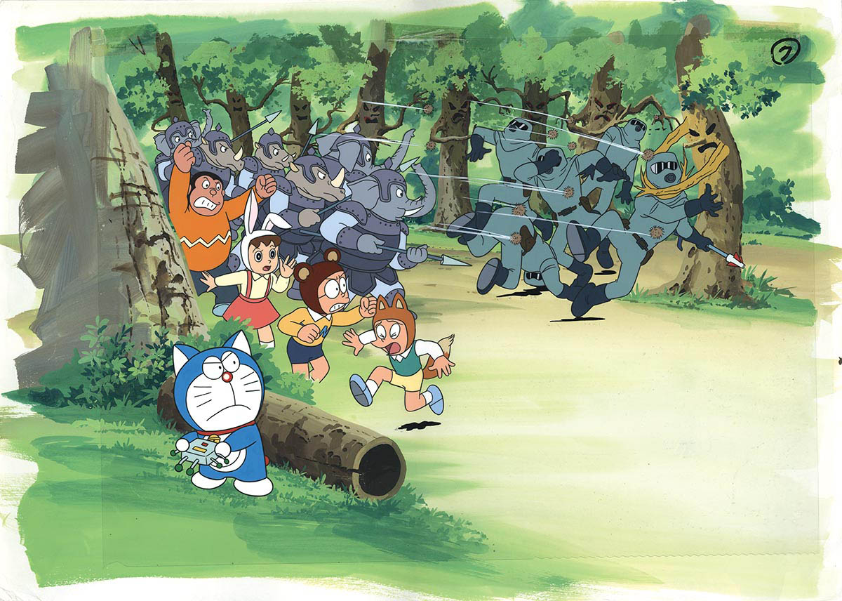 ドラえもん・のび太のパラレル西遊記」セル画背景付き ドラえもん