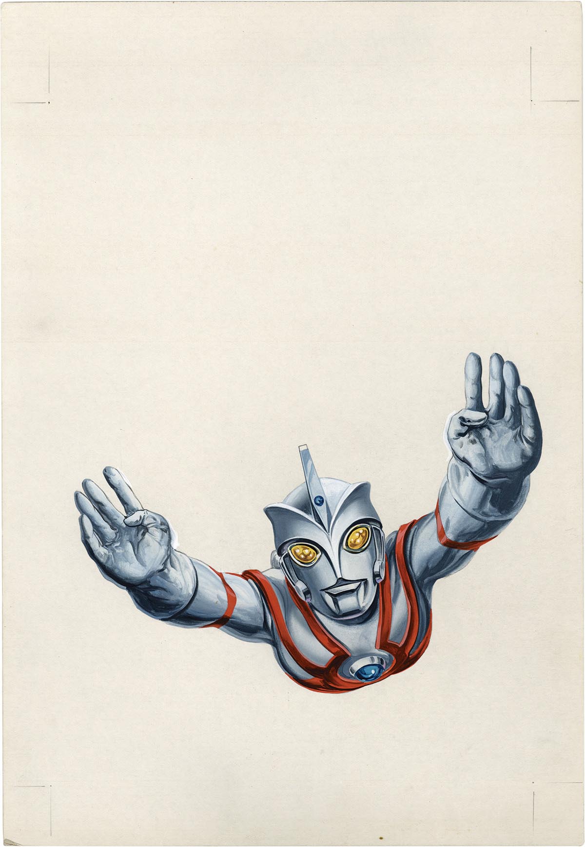ザ・ウルトラマン 直筆イラスト色紙 ザ・ウルトラマン 直筆イラスト