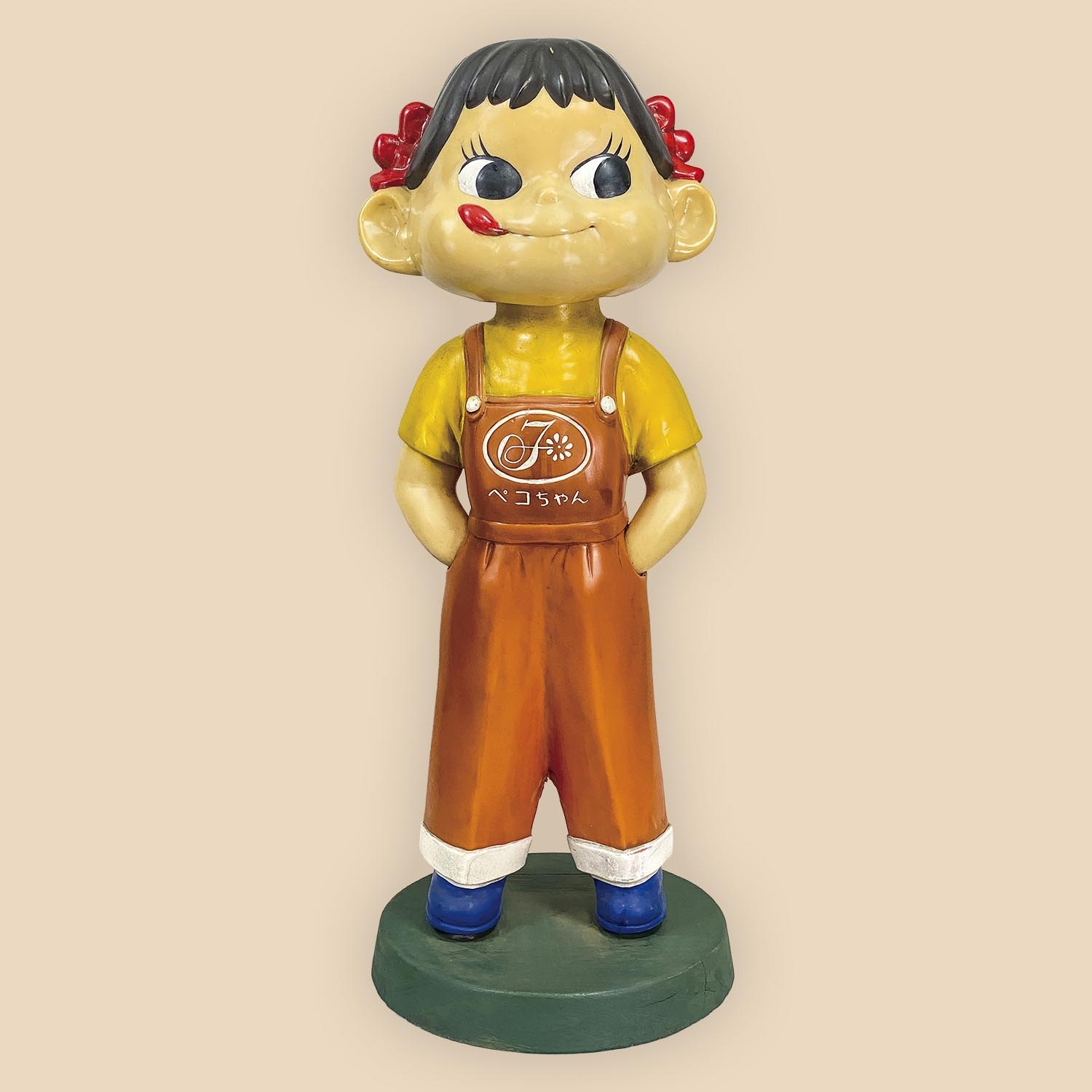ミニ店頭 ペコちゃん 首ふり人形 不二家 ペコちゃん人形