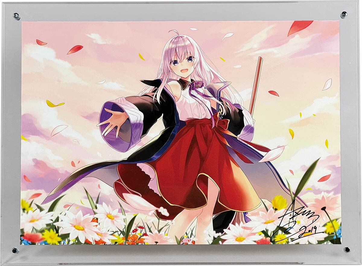 魔女の旅々 イレイナ 白石定規・あずーる先生W直筆サイン入り大型ポスター