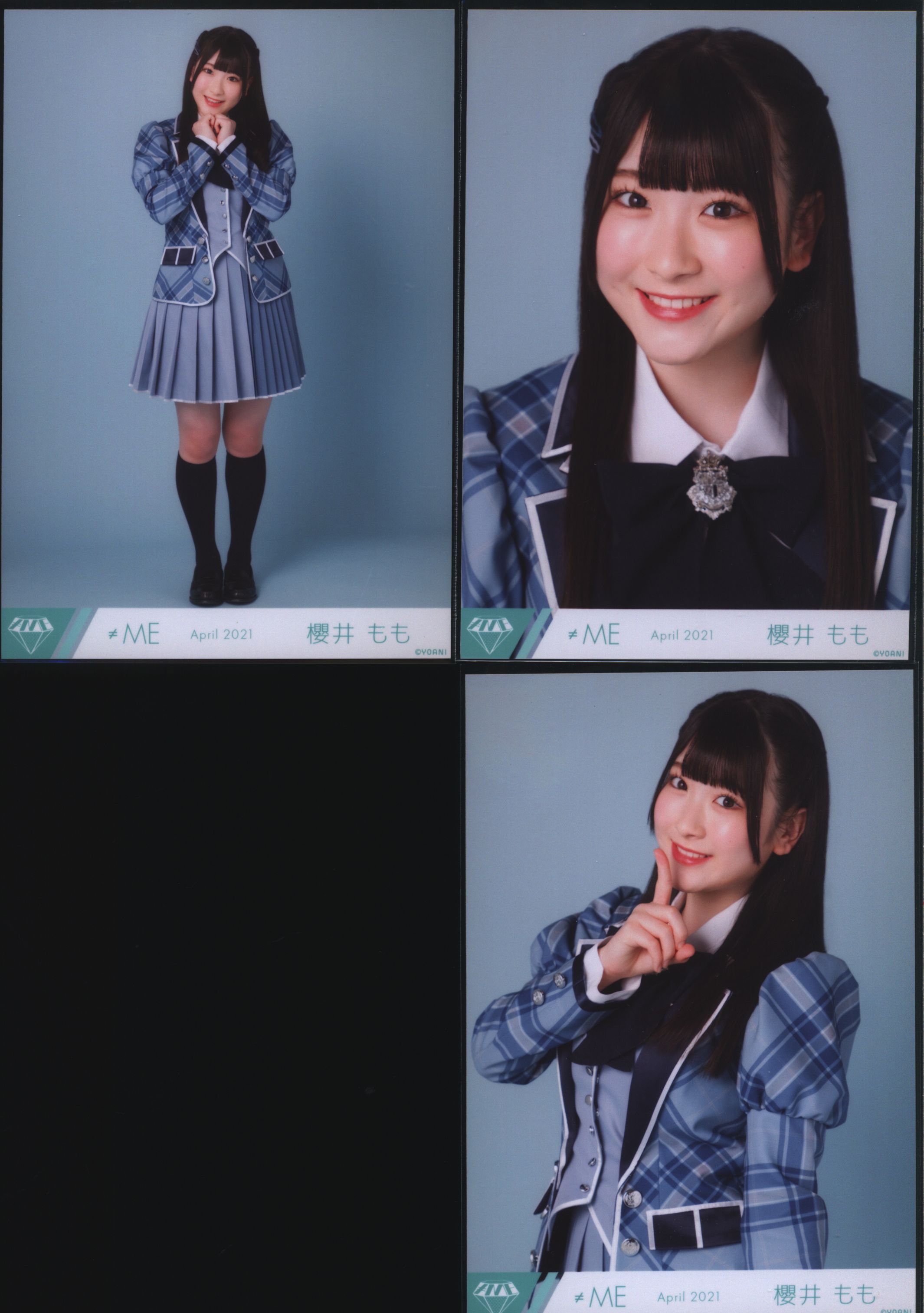 櫻井もも 生写真 直筆 コメあり コンプ ノイミー 櫻井もも 生写真 直筆