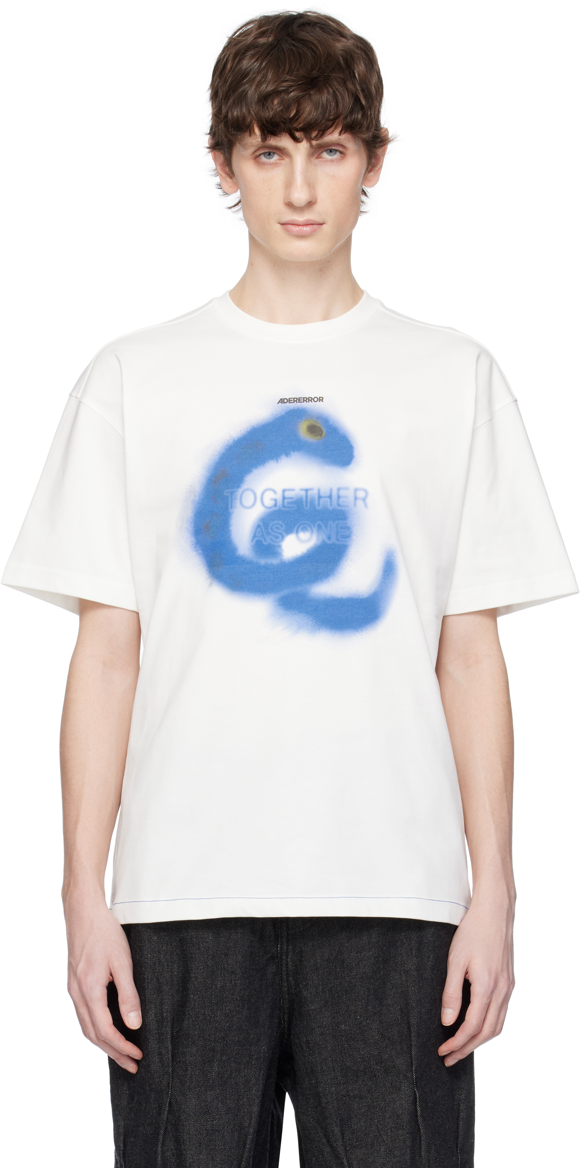 White 0107 T-shirt by ADER error on Sale