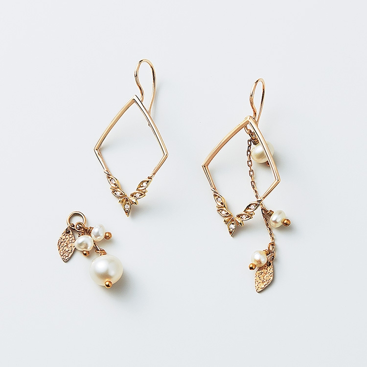 アガット ピアスチャーム アガット「夏のモロッコ」着想カラーストーン